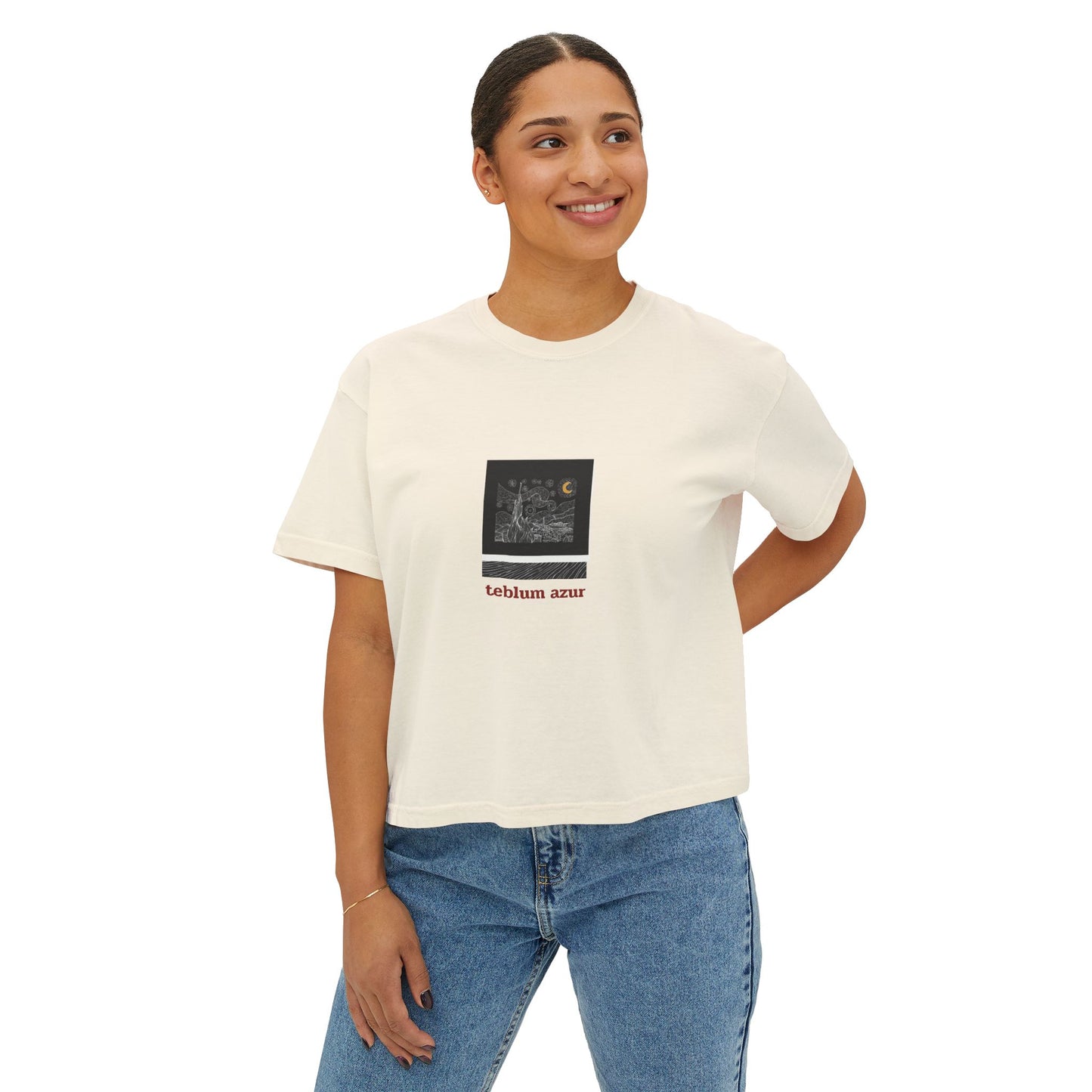 Copy of Fig Tree Boxy Top Cropped